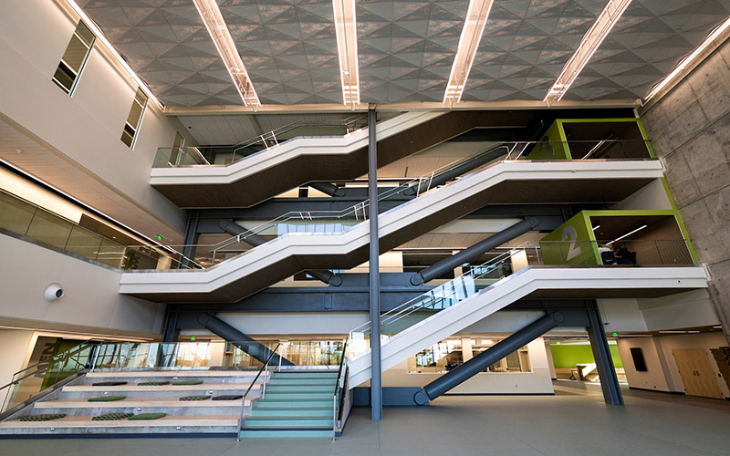 entrance to computer science building
