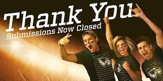 Thank You, Submissions Now Closed Students Cheering