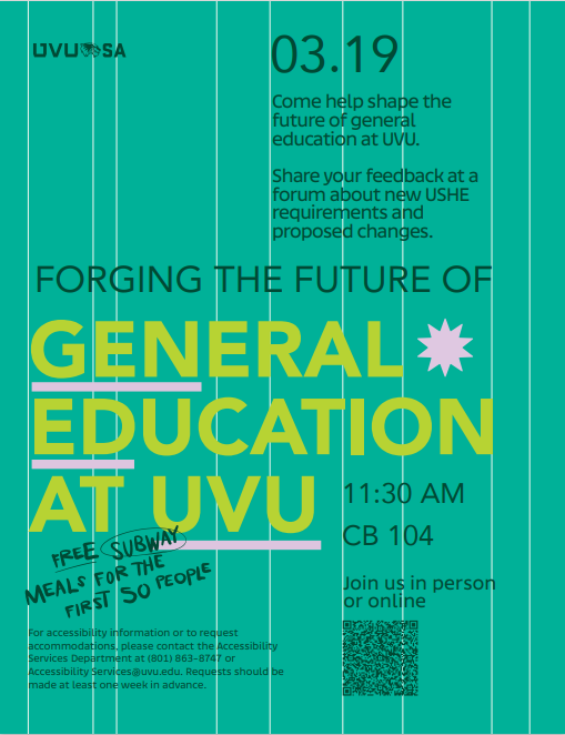 Forging the future of general education at UVU