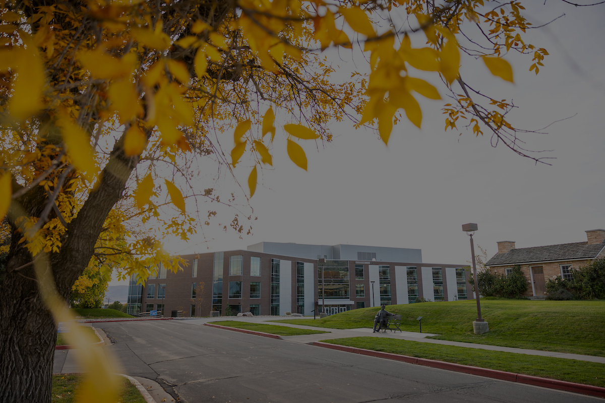 uvu campus during the fall