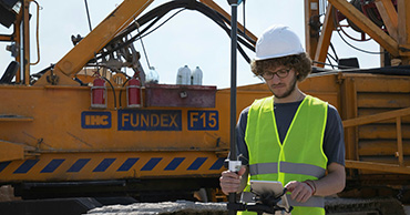 man in a construction uniform