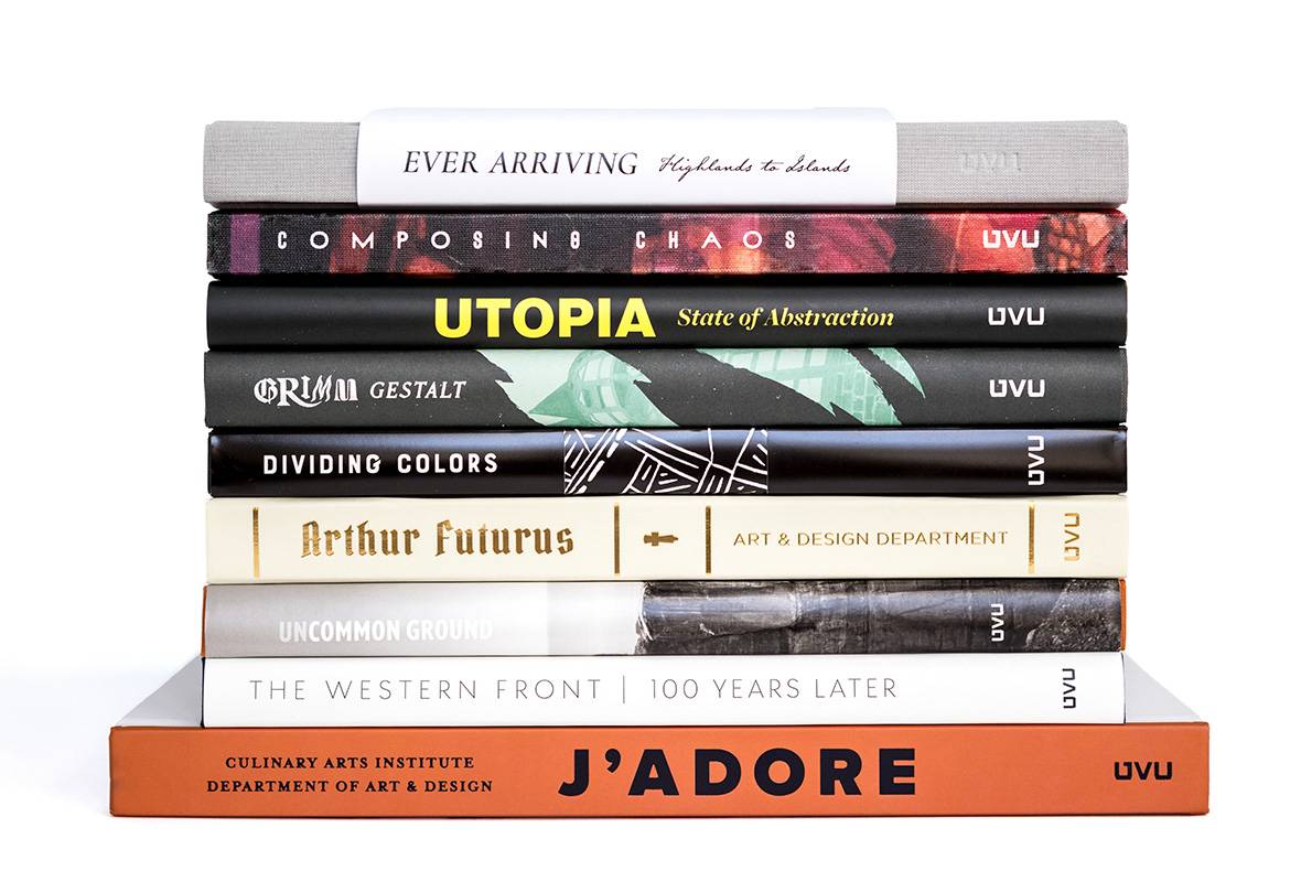 Art & Design stack of books