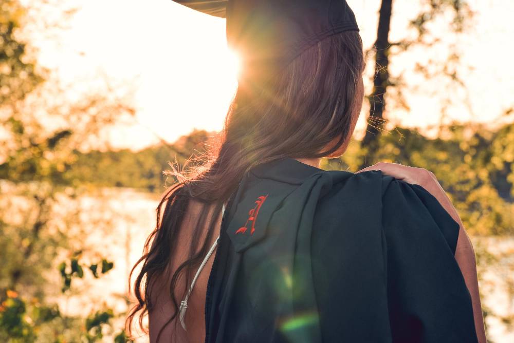 student graduating