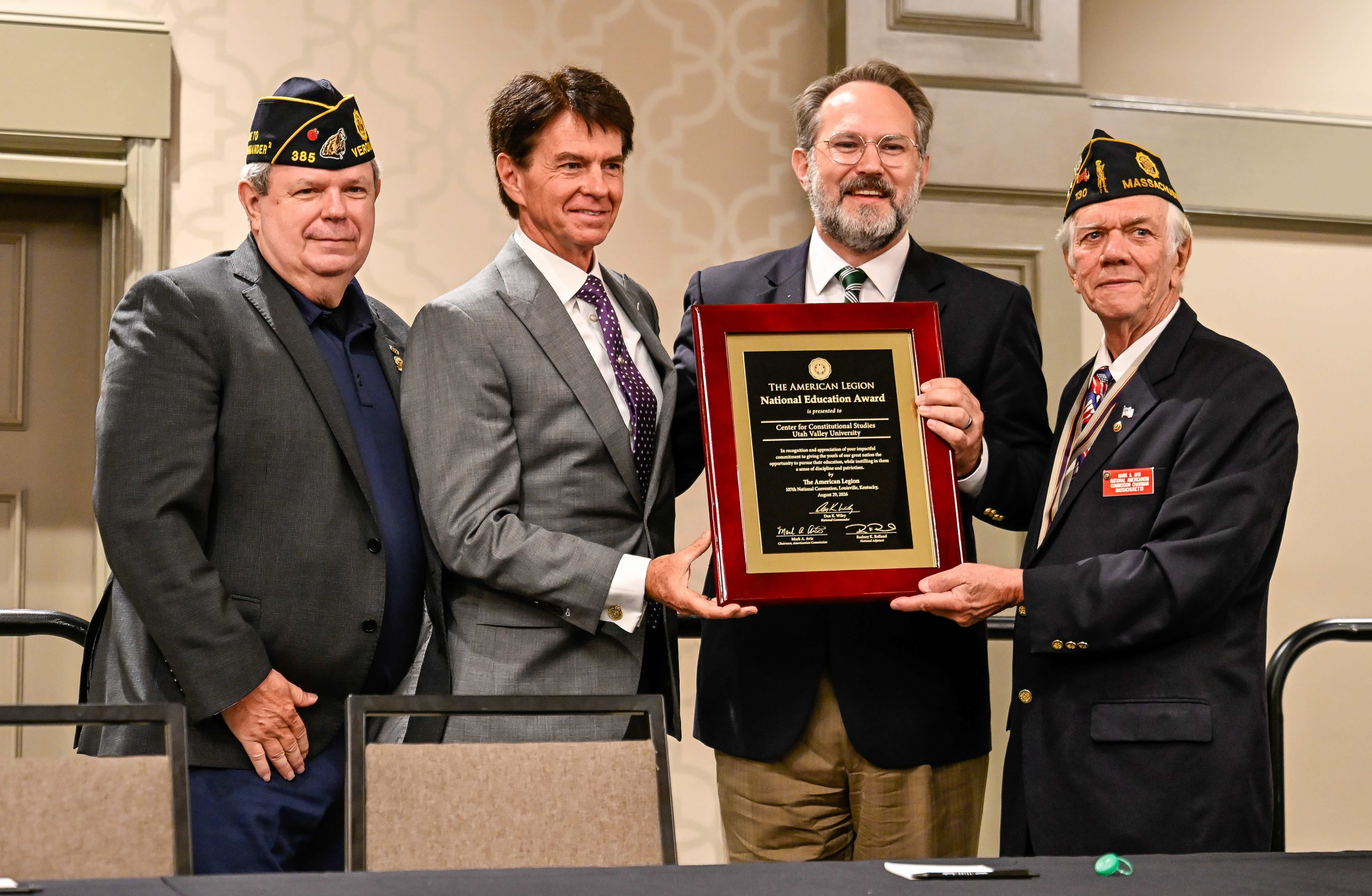 CCS Receives American Legion Award CCS Receives American Legion Award