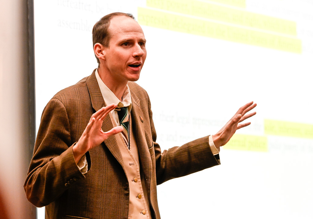 Photos of Sean Beienburg Lecture & Lyceum - Feb. 18, 2026 Photos of Sean Beienburg Lecture & Lyceum - Feb. 18, 2026