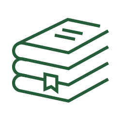 icon of stacked books