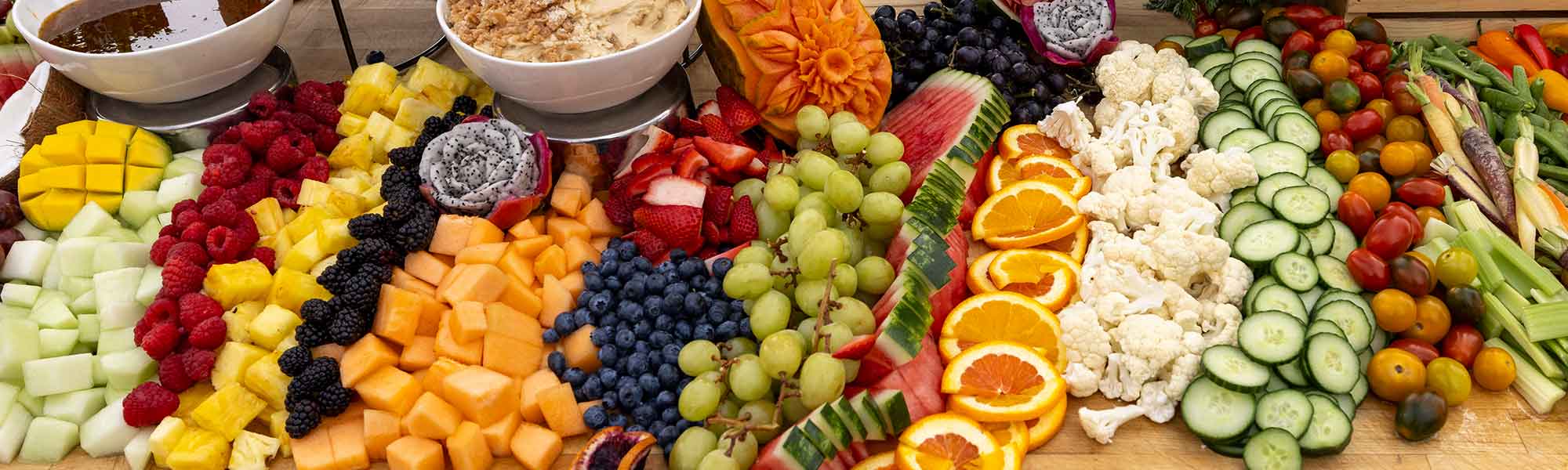 Health food on a table in greyscale