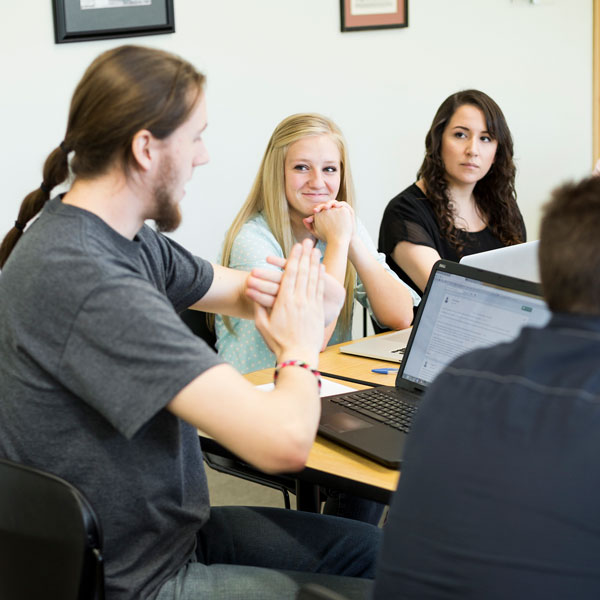 UVU staff in a conflict resolution workshop