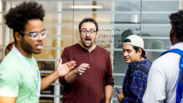 People engaged in a tense and angry conversation