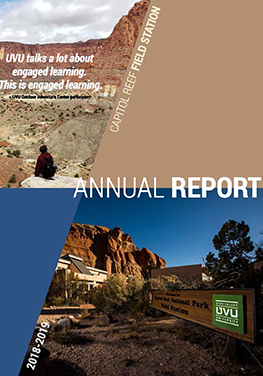 Cover of the 2018-2019 Annual report