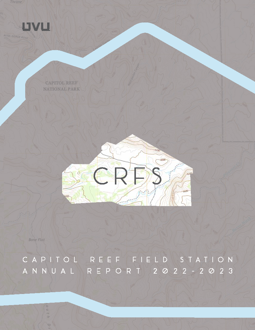 Image of the front page of the CRFS annual review for 2022-2023