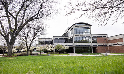 outside of the computer science building