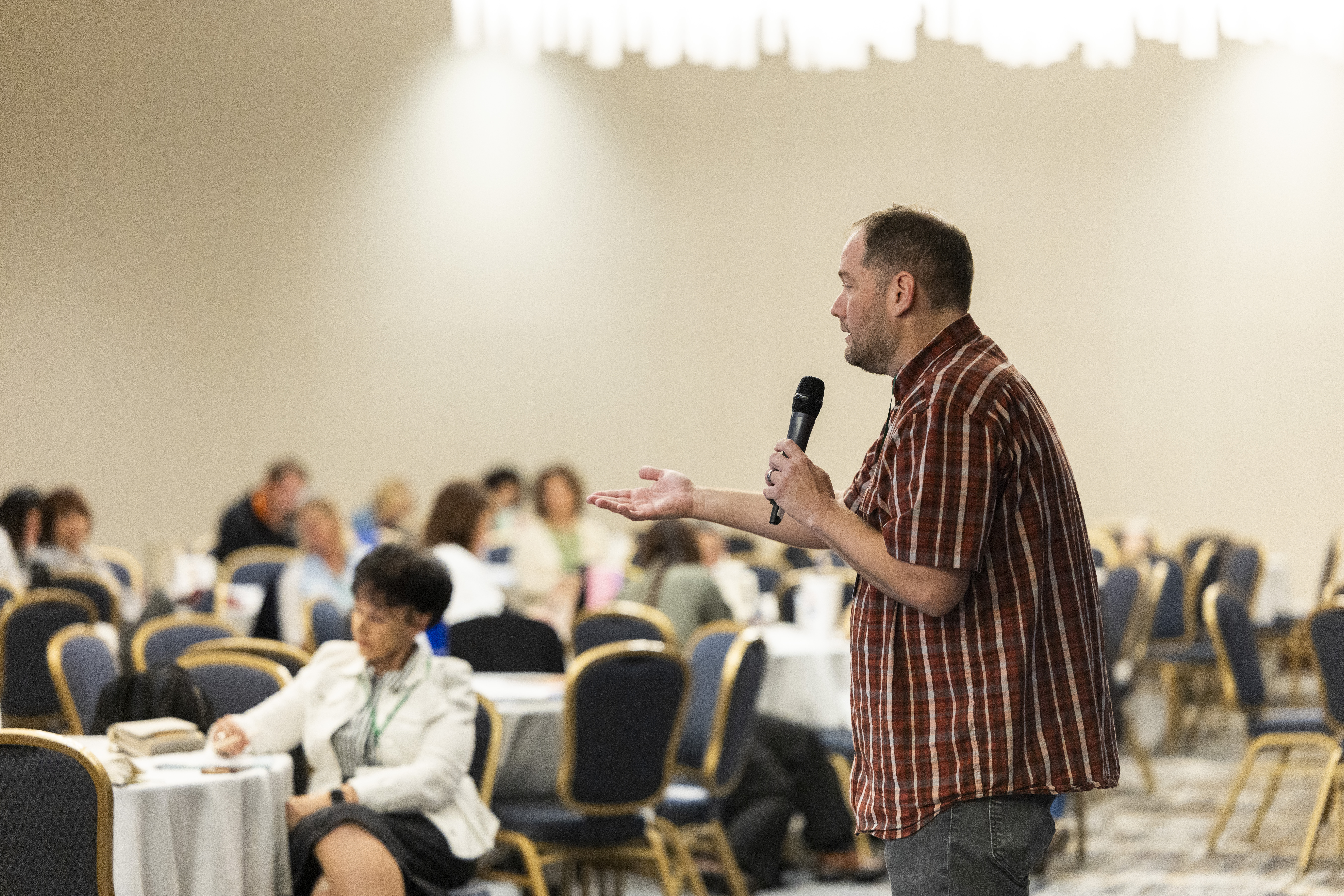 Person named Jed Speaking