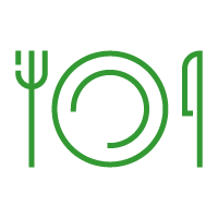 plate and silverware icon