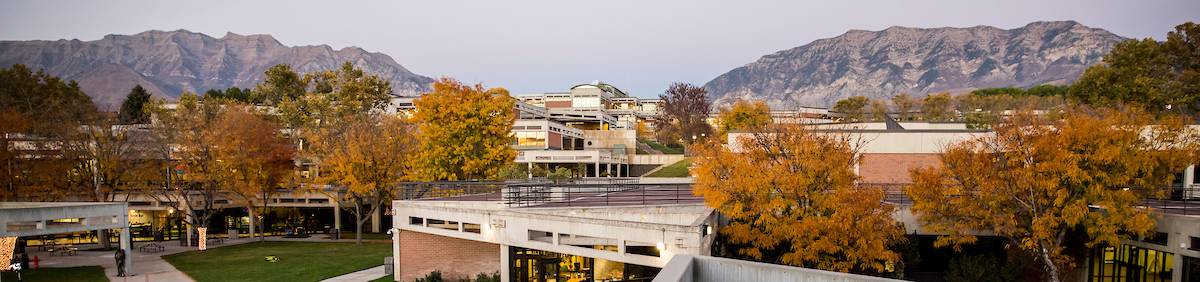 Picture of Orem Campus during the fall