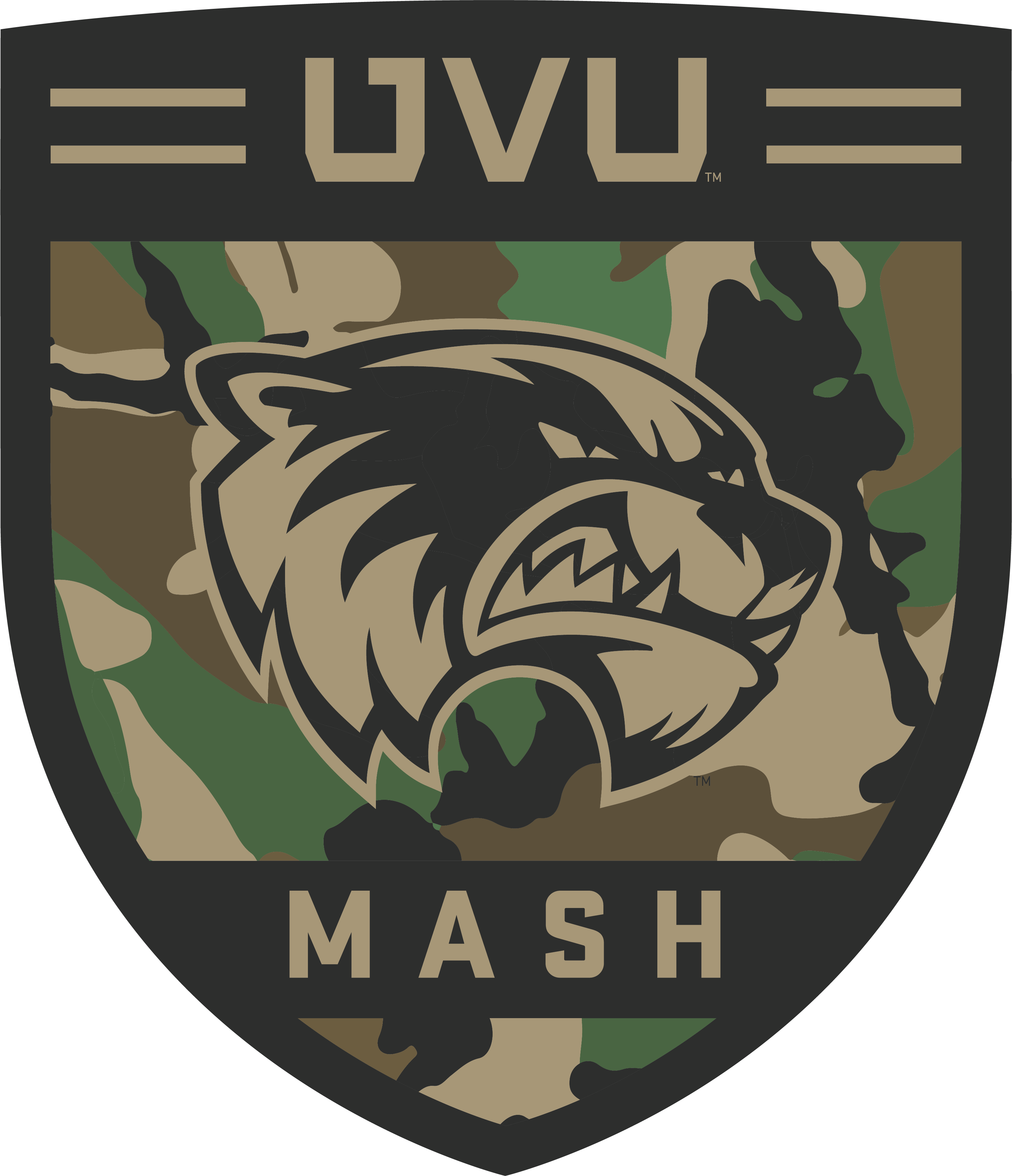 Uvu cammo shield