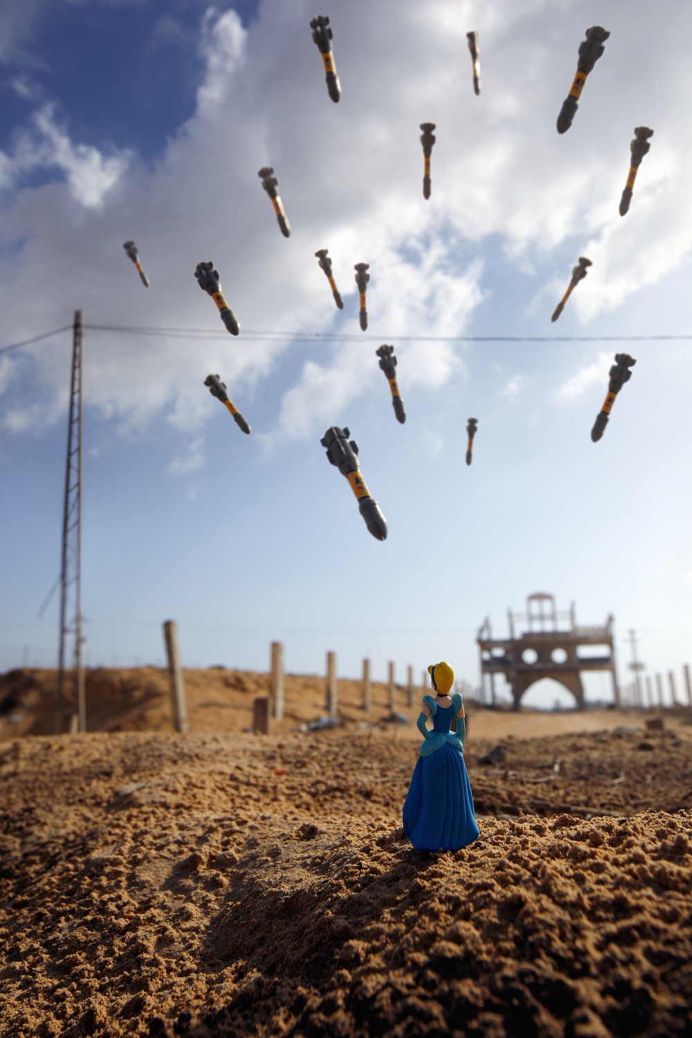 Brian McCarty, Gaza Cinderella, 2012, archival print, 51 x 34 inches, courtesy the artist. © Brian McCarty.