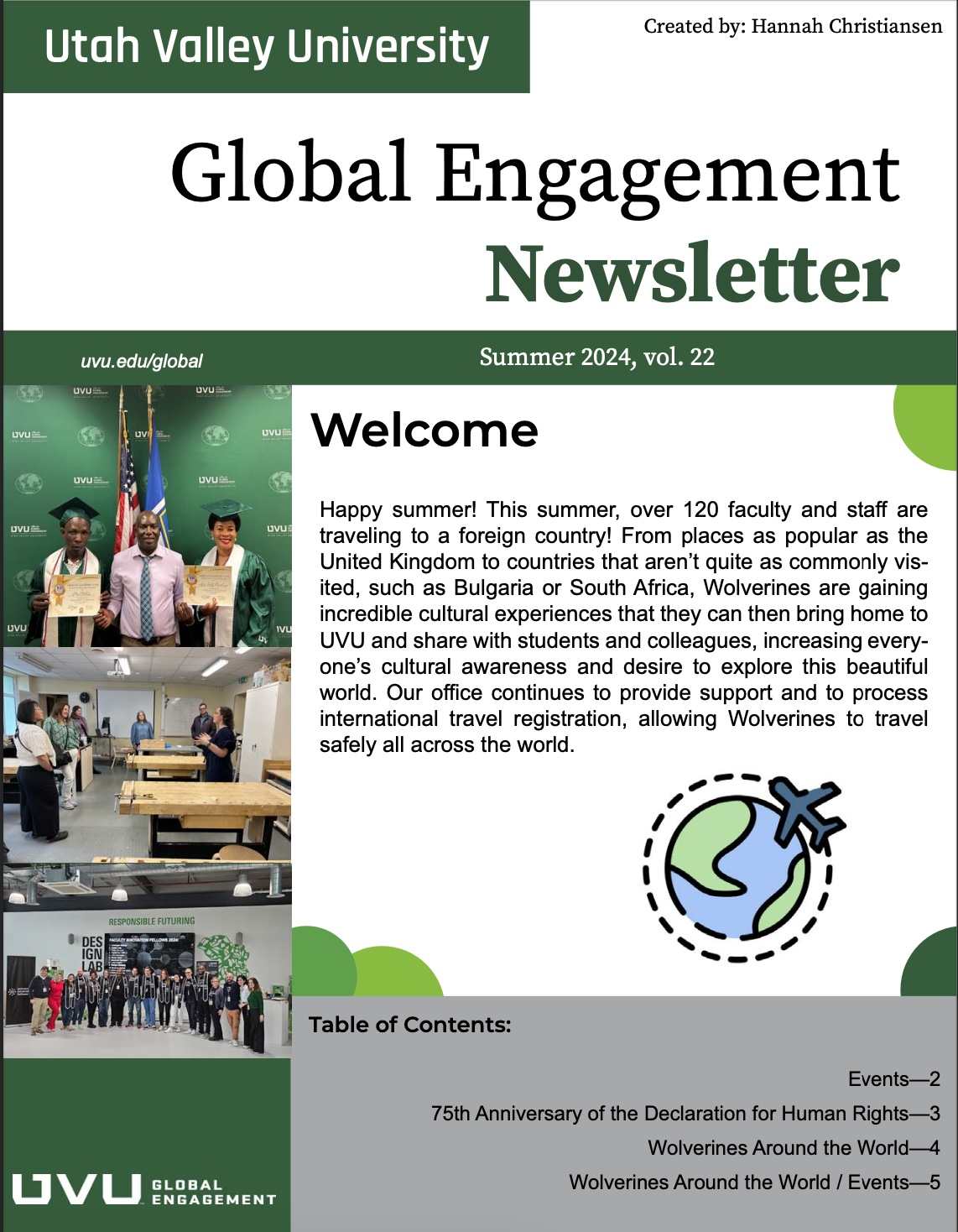 Summer Newsletter