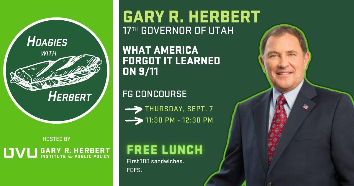 Hoagies with Herbert event flyer