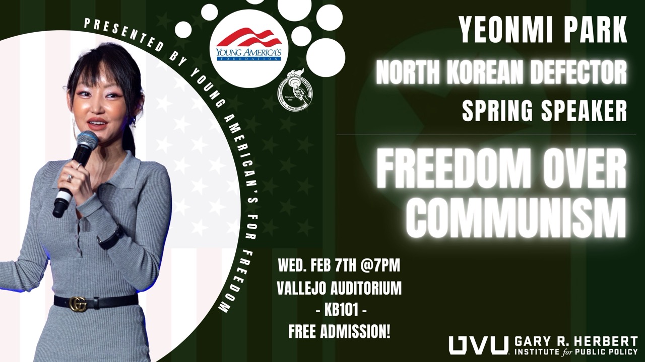 Yeonmi Park event Poster