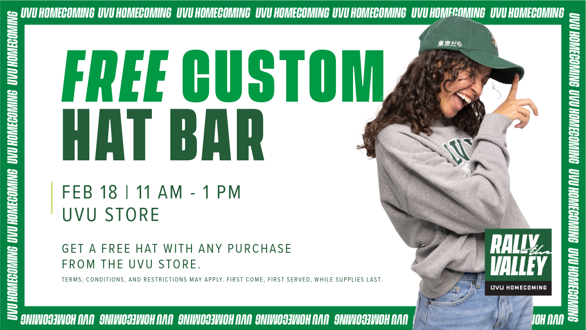 custome hat bar flyer image