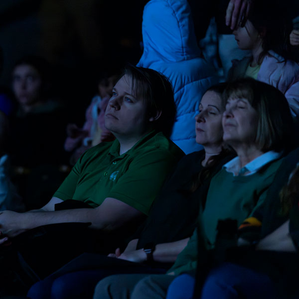 People attending Faith and Film event