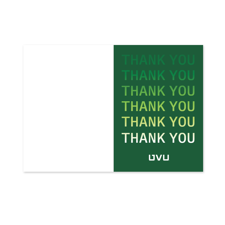 Card - Thank You Repeat Green