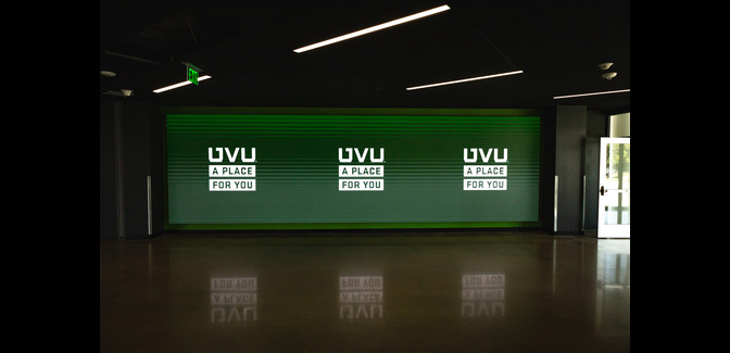 Digital Signage picture of digital signage location on campus