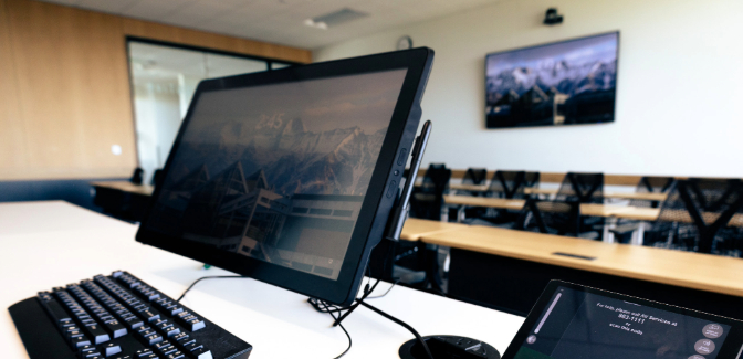 Classroom Touch Panel Picture of Classroom Touch Panel