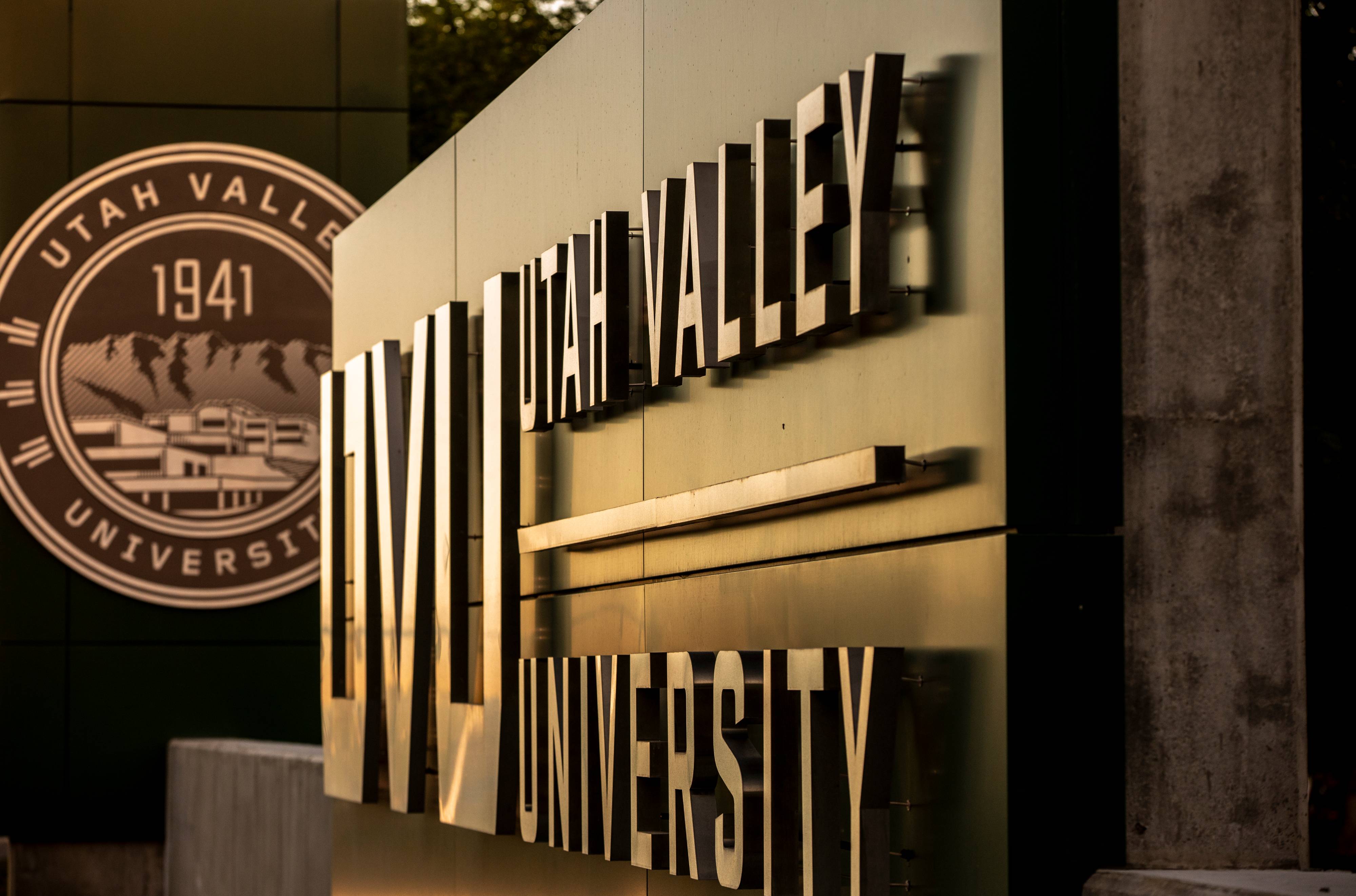 Photo of the front of UVU