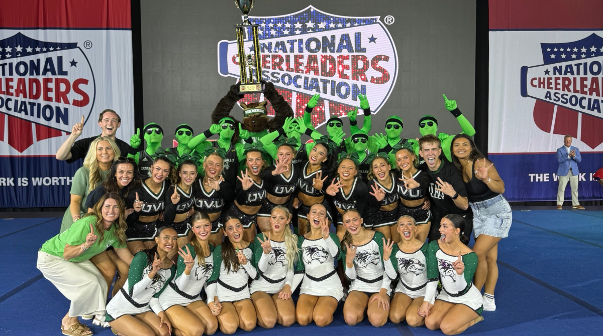 UVU Cheer Team, Dance Team and Green Man Group Collectively Named Game ...