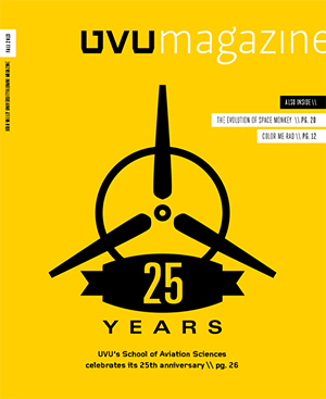 Fall 2013 UVU Magazine issue cover