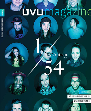 Winter 2015 UVU Magazine issue cover
