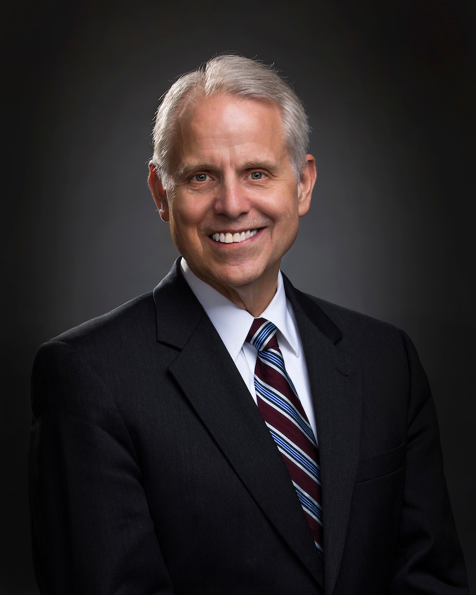 Dr. Jeffery E. Olson, UVU senior vice president of academic affairs, announces retirement