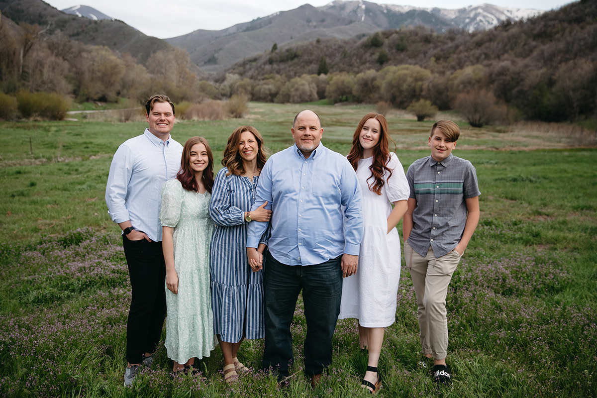 Lizzy Jensen and family