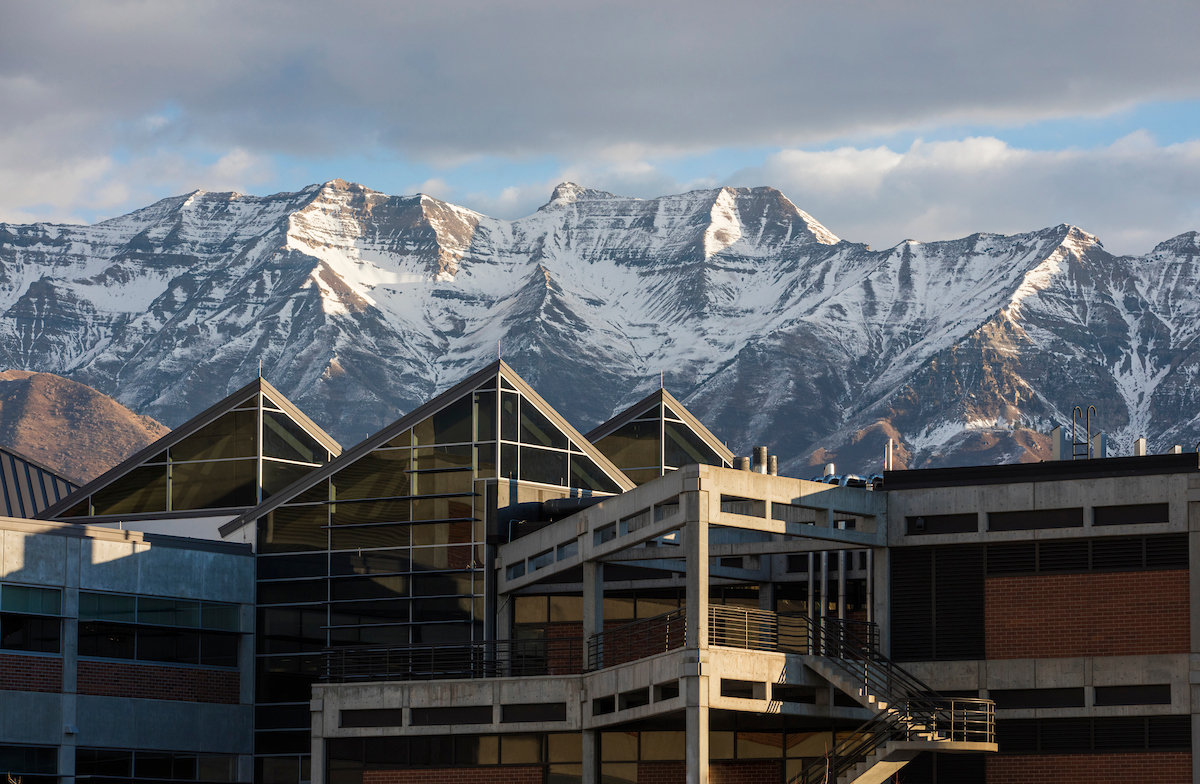 Image of UVU during the winter