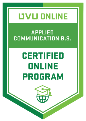 online applied communication certified badge