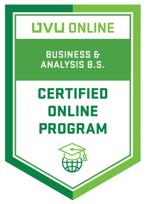 online business & analysis certified badge