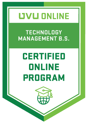 online tech management certified badge