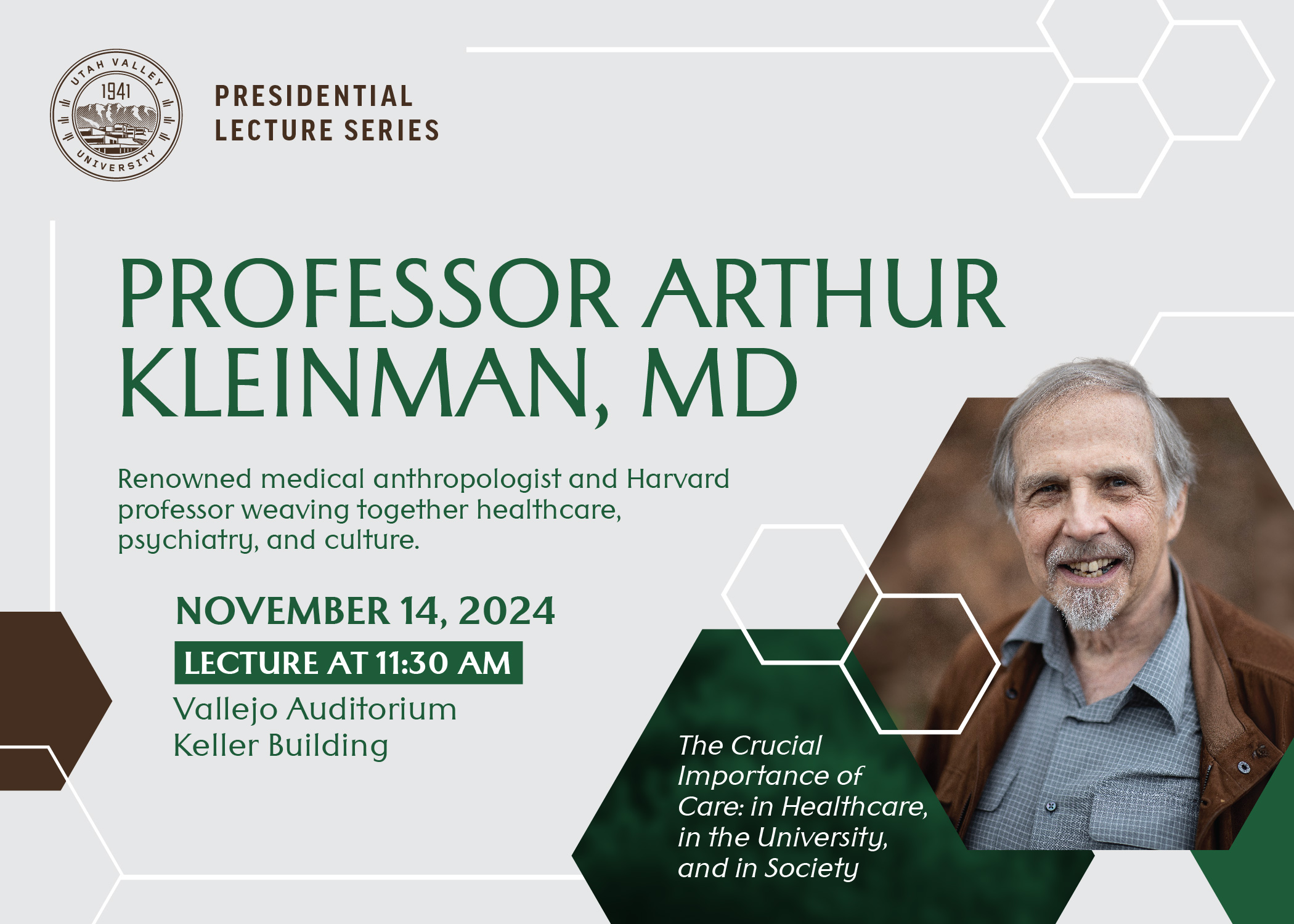 Professor Arthur Kleinman, MD