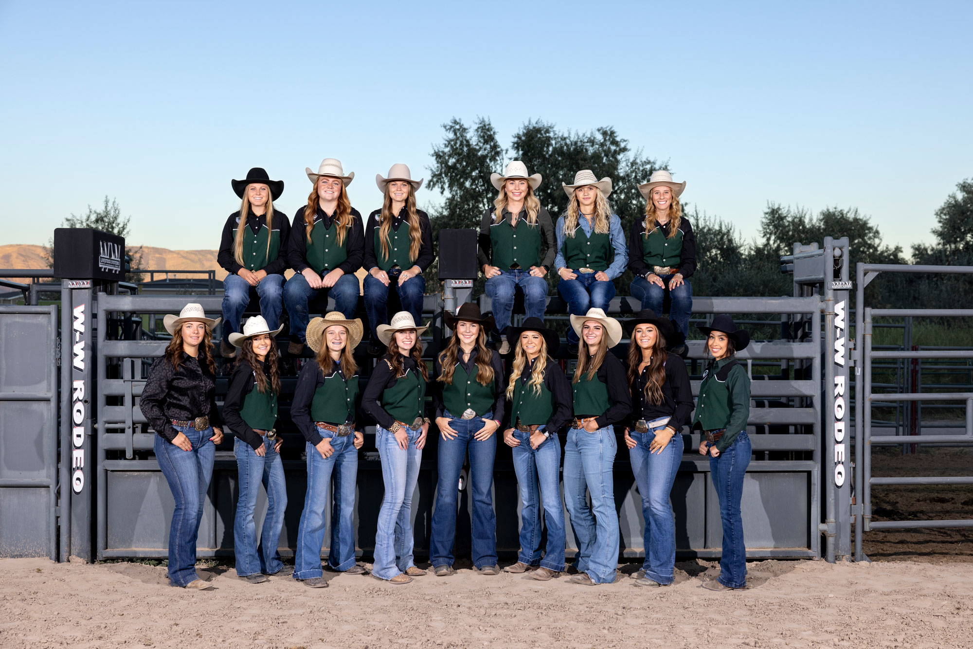 2023 2024 UVU Women's Rodeo Team