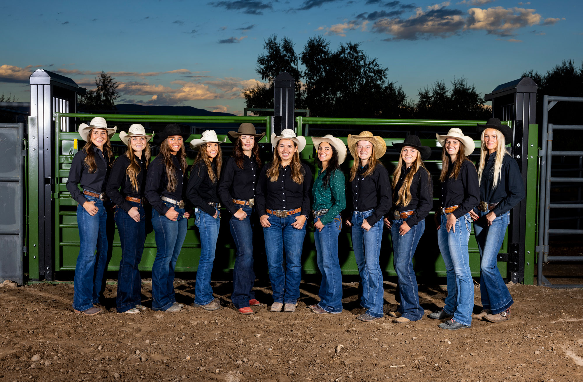 2023 2024 UVU Women's Rodeo Team