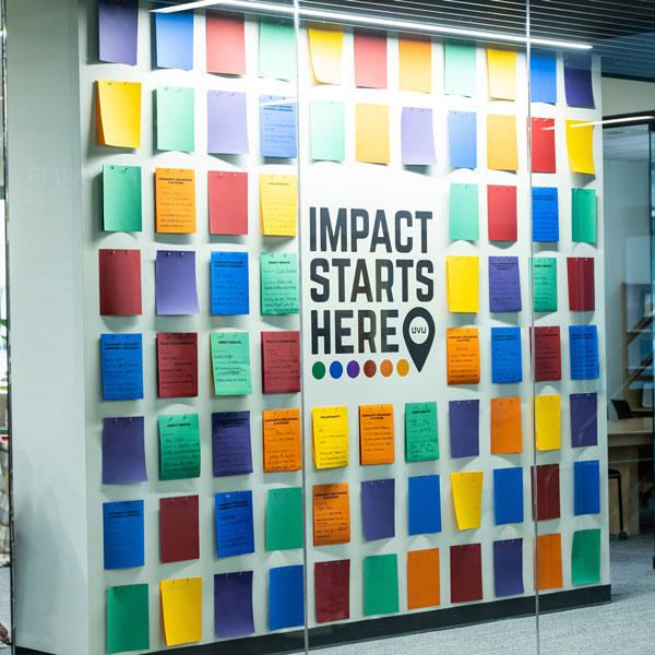 Social impact wall