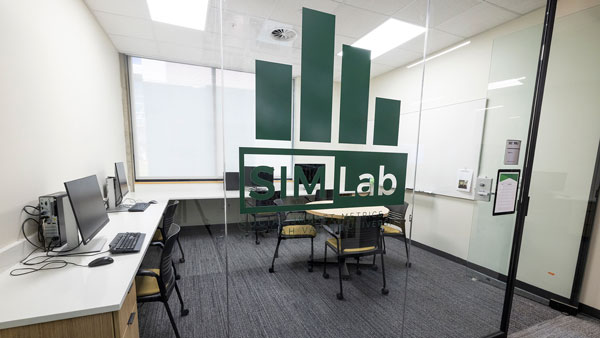 The UVU Social Impact Metrics Lab space on campus