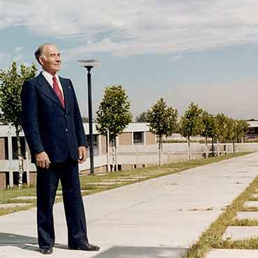 Wilson Soresen outside, standing on what is now the Orem Campus for Utah Valley Univsersity.