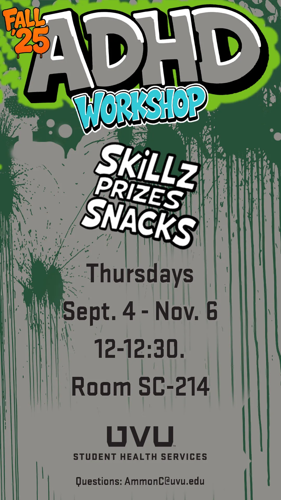 Ad for ADHD Workshop in Fall 2025 Ad for ADHD Workshop in Fall 2025