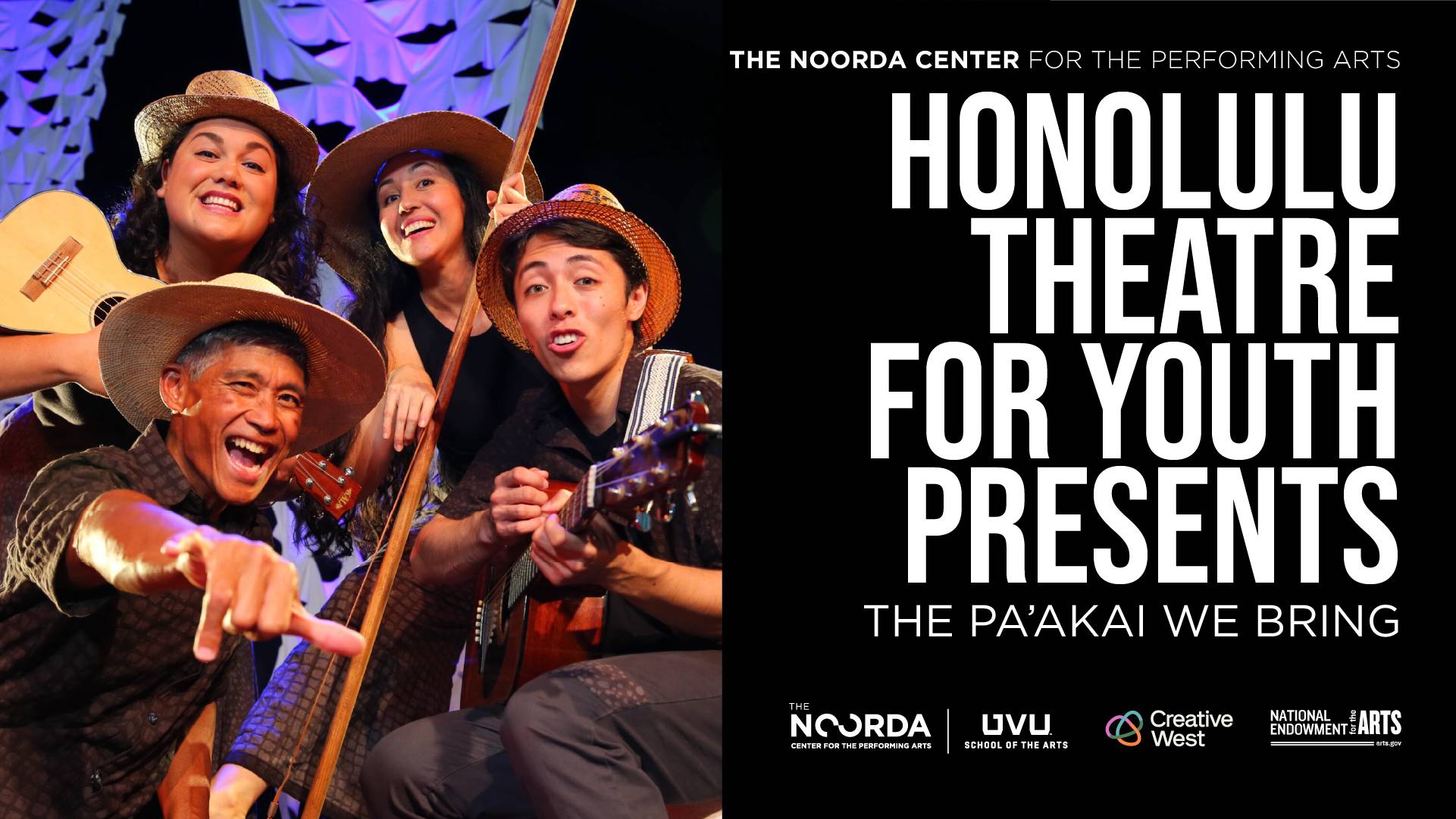 The Noorda Center for the Performaing Arts | Honolulu Theatre for Youth Presents: The Pa'akai we bring | Mon, Jan. 27, 6:30 p.m.