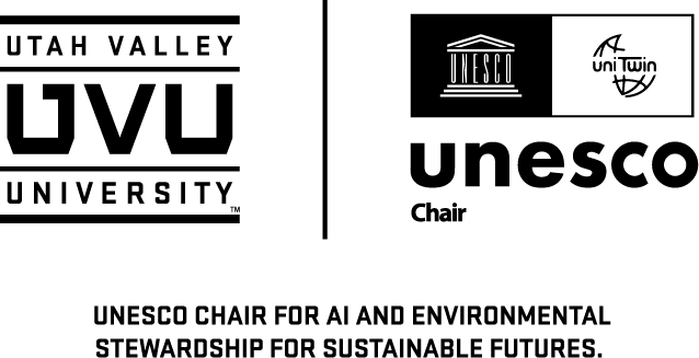 UVU UNESCO logo in black