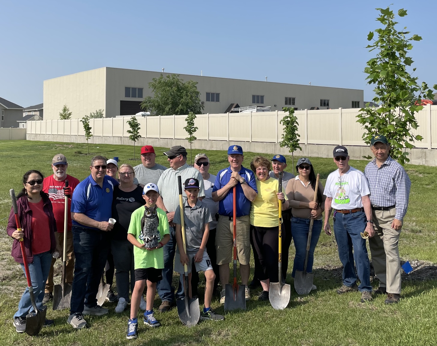 OremLindon Rotarians Planted Trees in Lindon Utah International