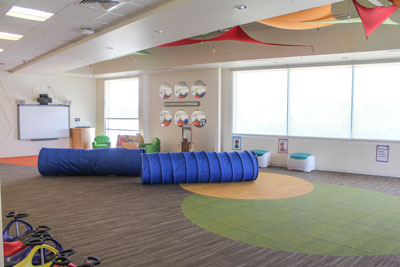 multi-purpose room in the UVU Childcare program
